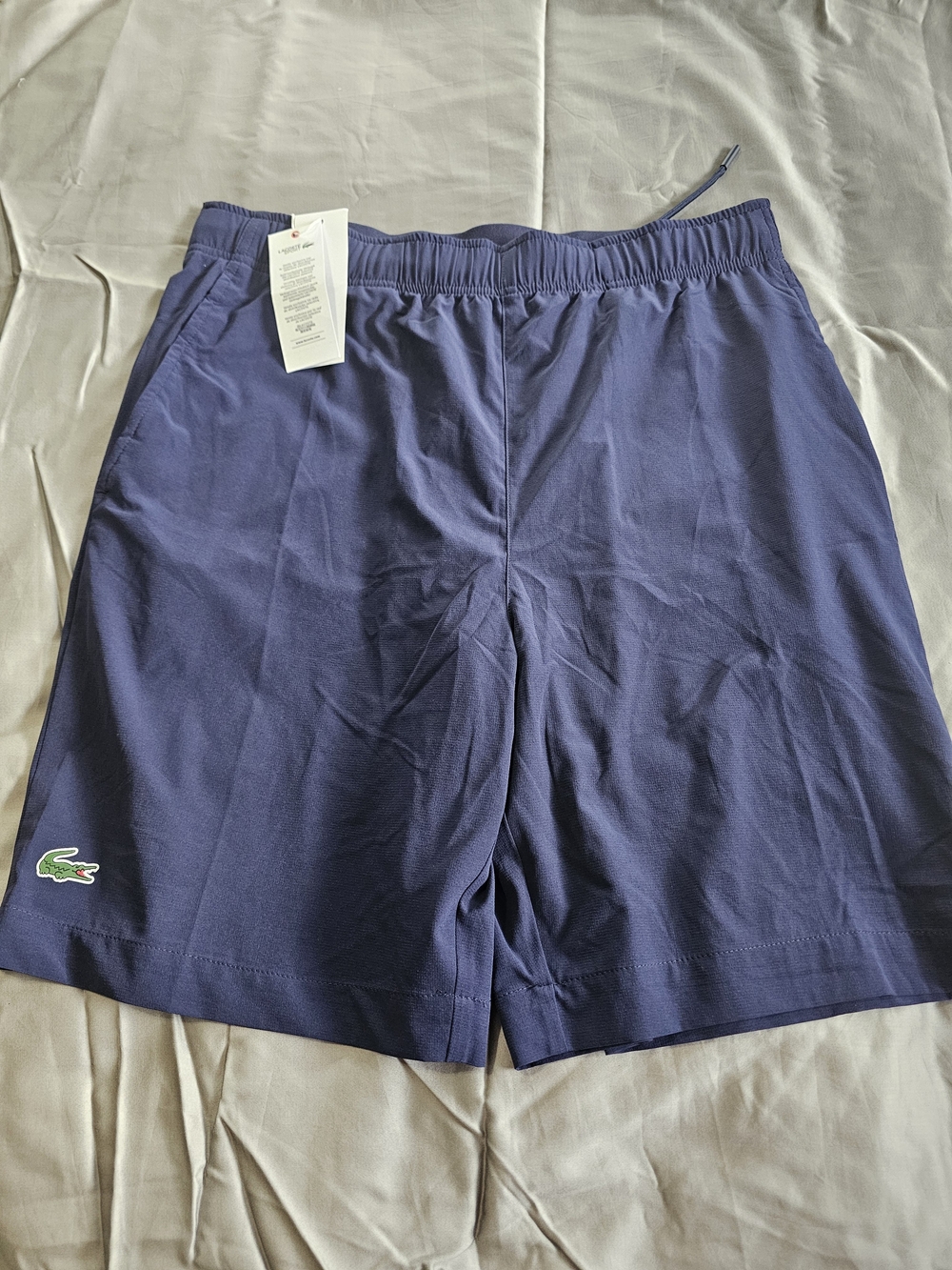 Lacoste Men’s Navy Performance Tennis Shorts Size M